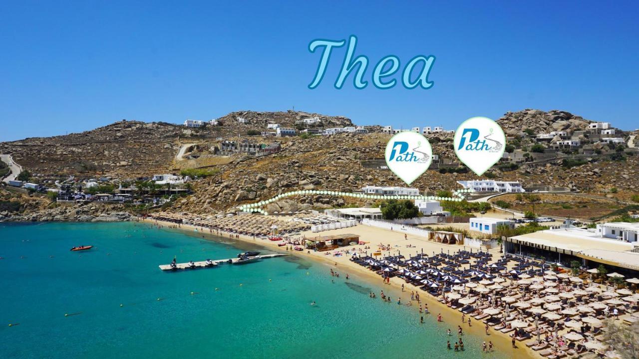 1Path Thea Mykonos Super Paradise Beach House Mykonos Town Dış mekan fotoğraf